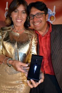 Barbara Ciarcia premiata da Arturo Bascetta Editore - 25 anniversario casa editrice abe premio alla carriera copia