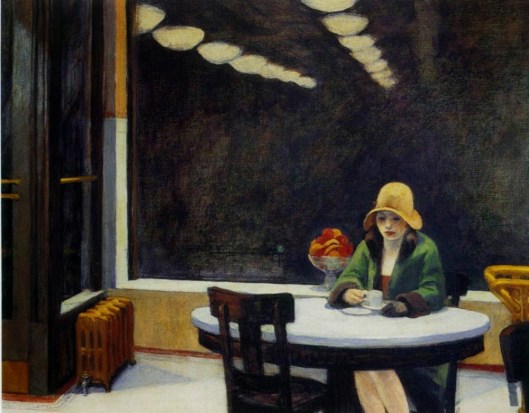 Seduti a un caffé - Edward Hopper - Automat 1927